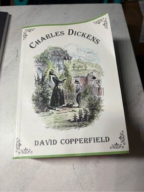 Charles Dickens David Copperfield Paperback - White with Green Accents